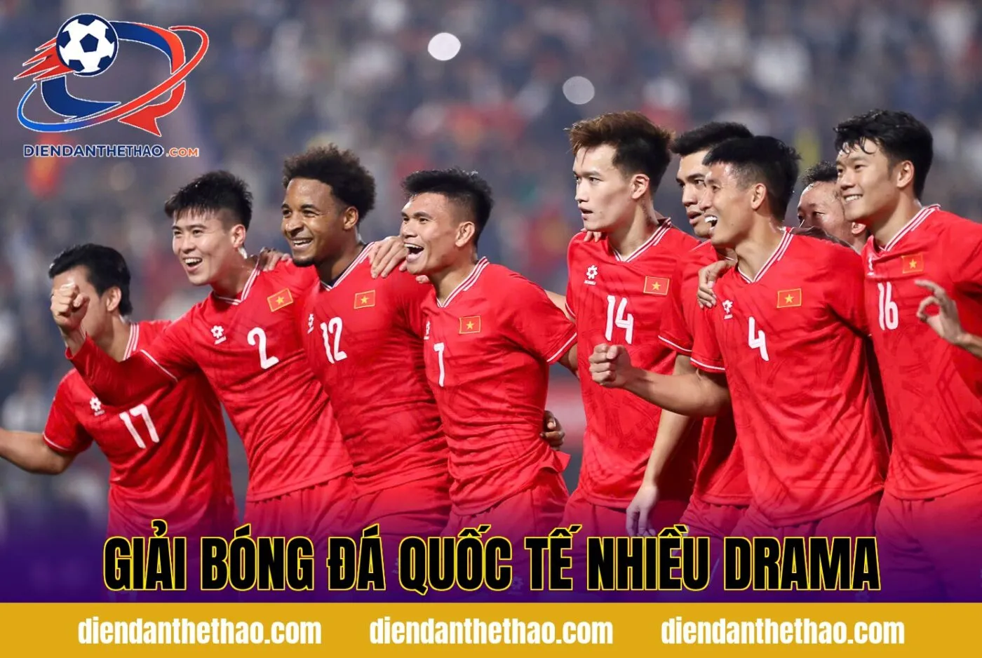 Giải bóng đá quốc tế nhiều drama
