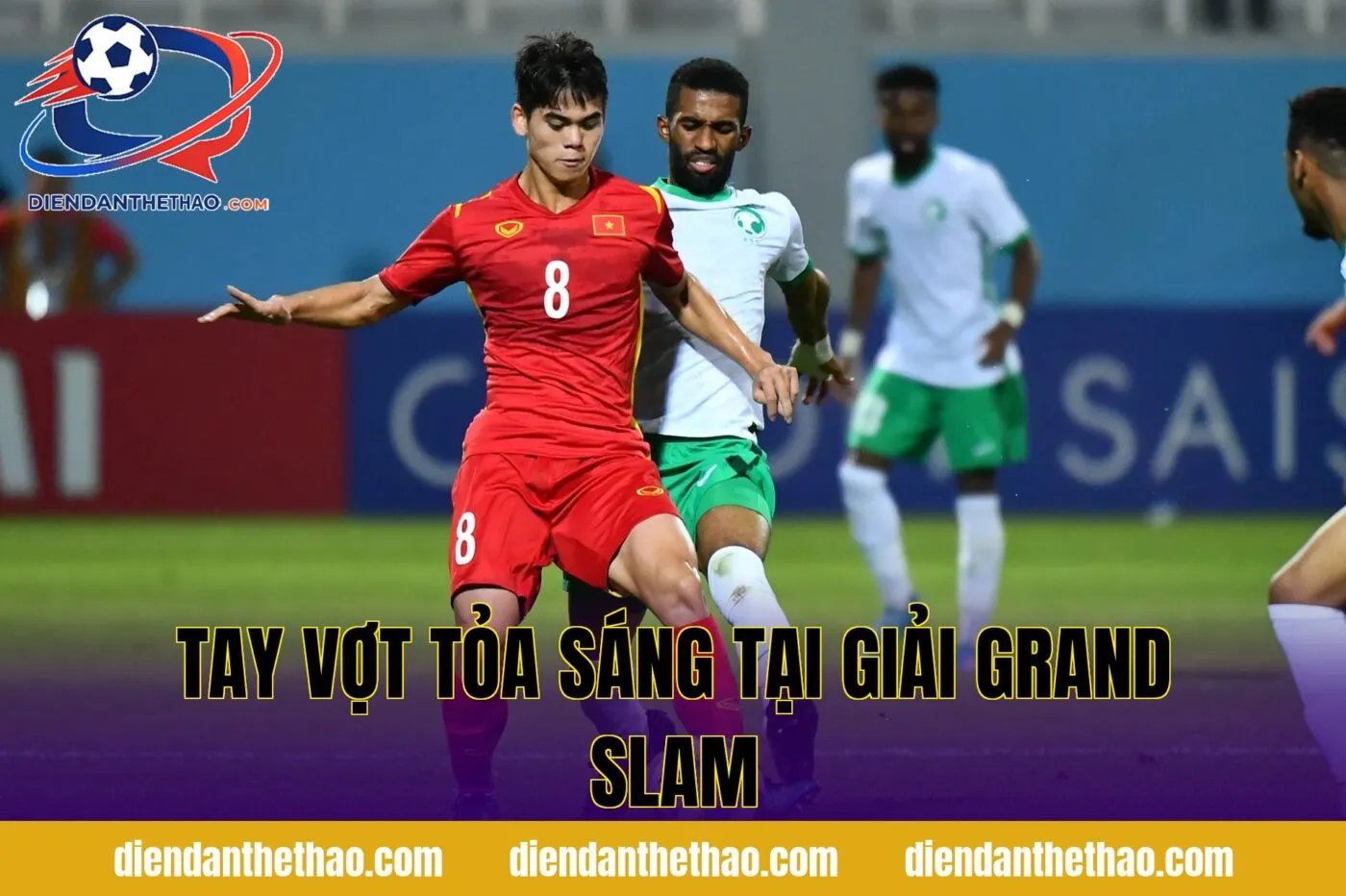 Tay vợt tỏa sáng tại giải Grand Slam