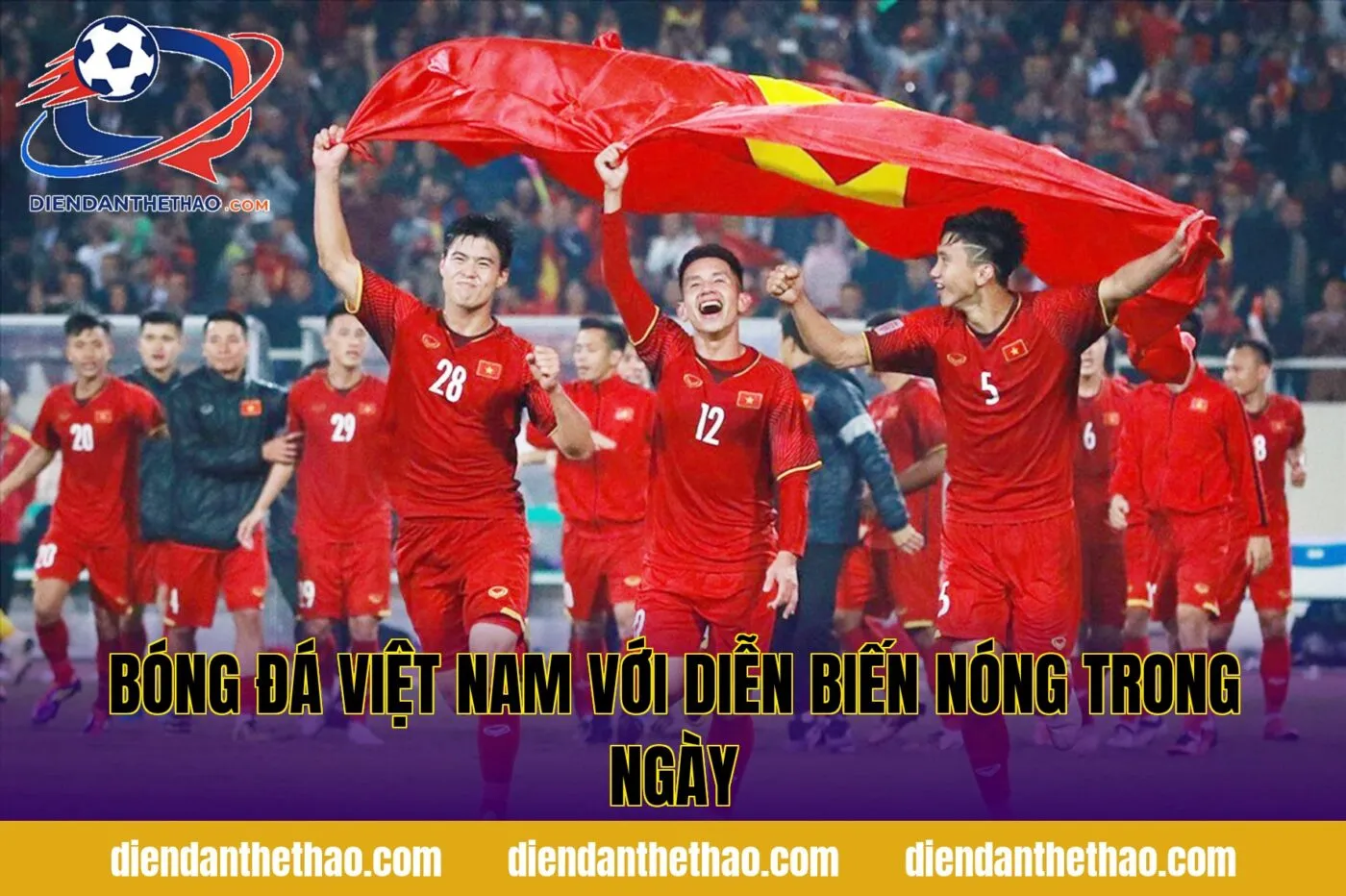 Bóng đá Việt Nam với diễn biến nóng trong ngày