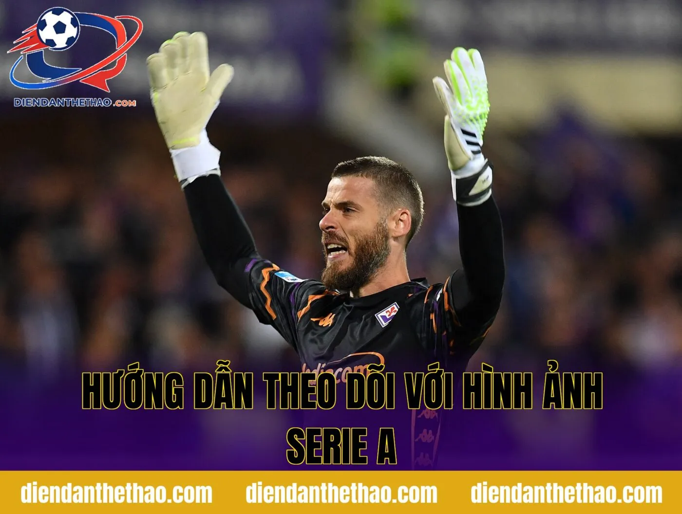 hướng dẫn theo dõi với hình ảnh Serie A
