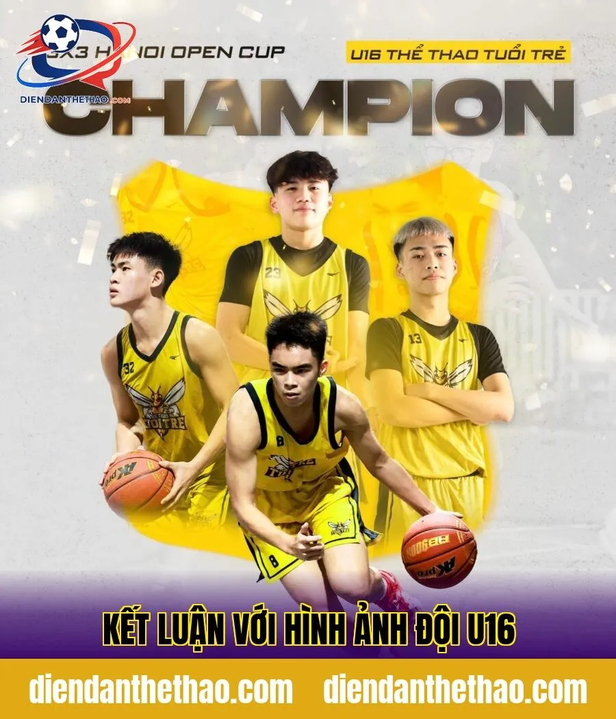 kết luận với hình ảnh đội U16
