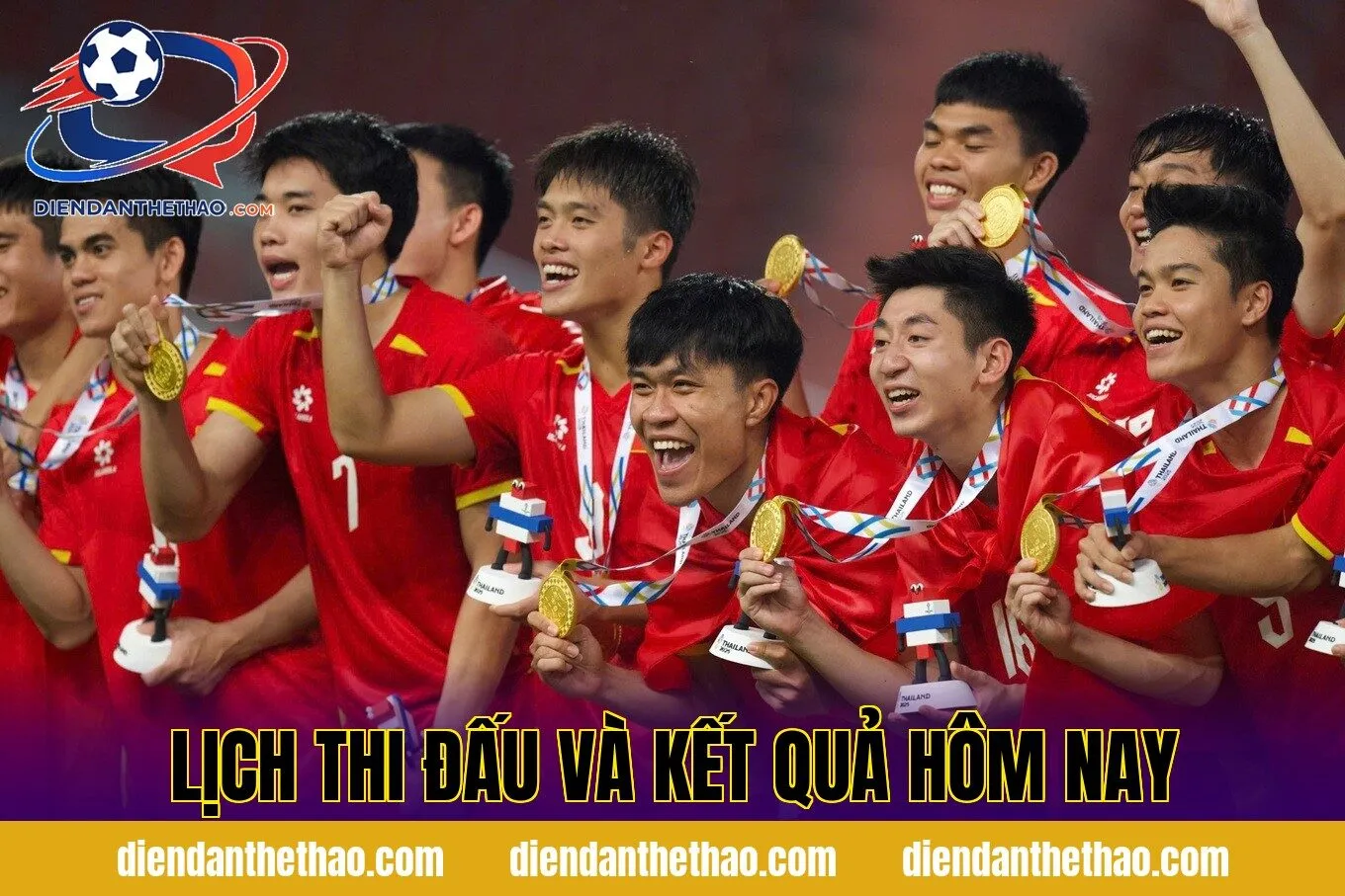 Lịch thi đấu và kết quả hôm nay