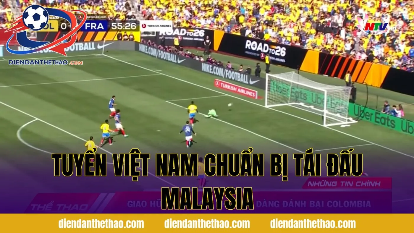 Tuyển Việt Nam chuẩn bị tái đấu Malaysia