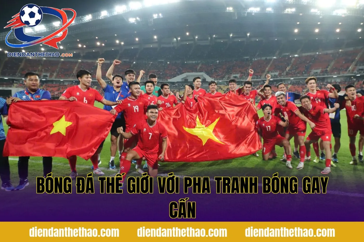 Bóng đá thế giới với pha tranh bóng gay cấn