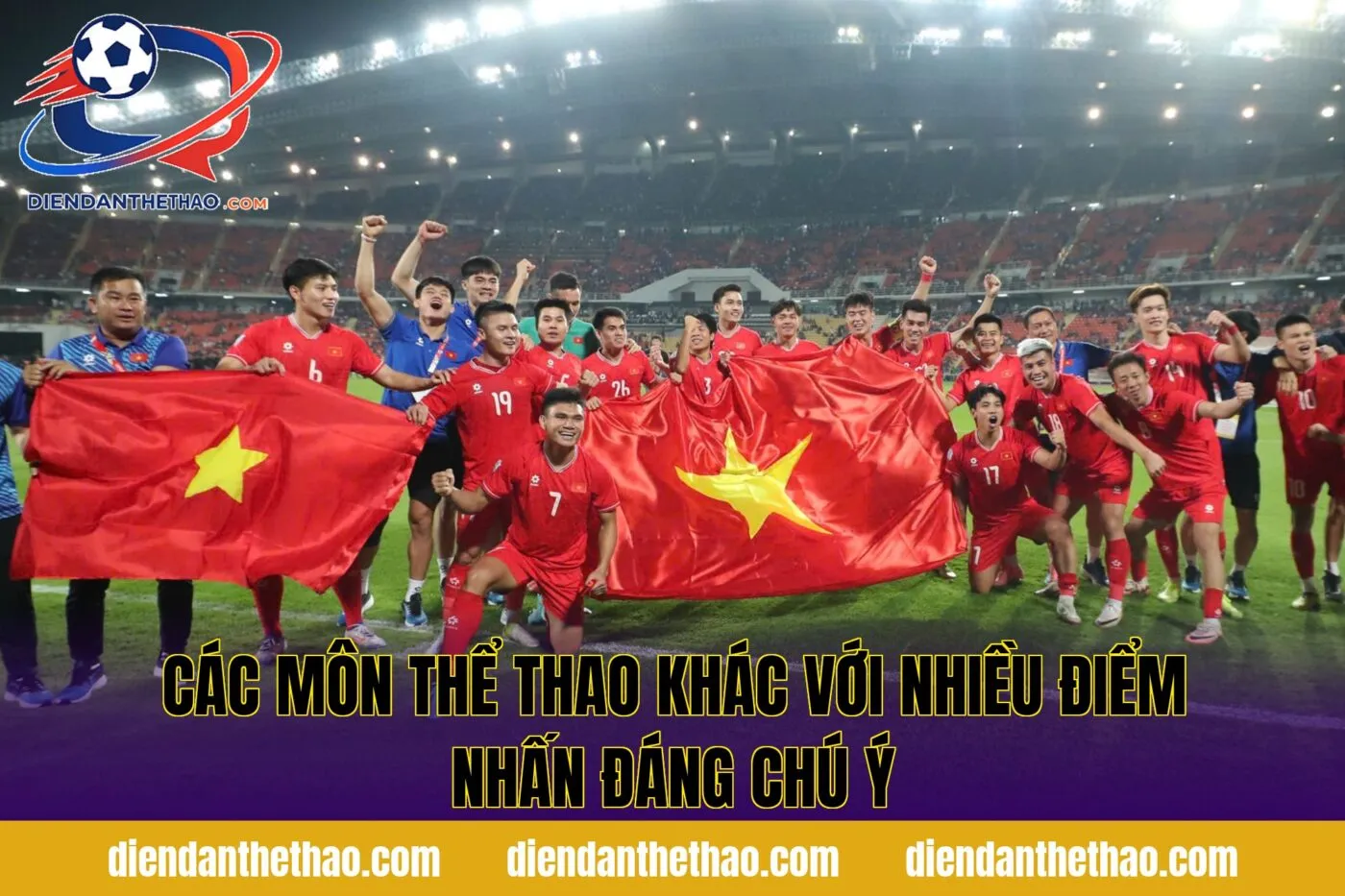 Các môn thể thao khác với nhiều điểm nhấn đáng chú ý