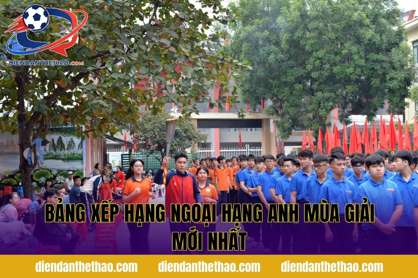 Bảng xếp hạng Ngoại hạng Anh mùa giải mới nhất