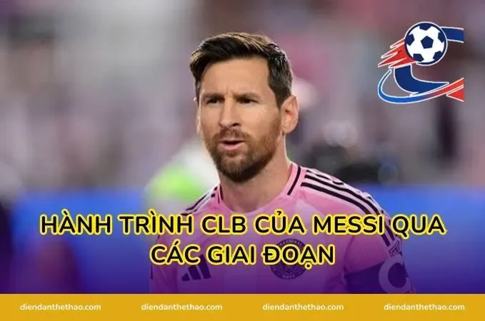 Hành trình CLB của Messi qua các giai đoạn